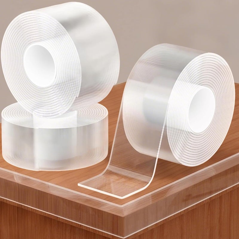 CHENYA 3 Pack Clear Soft Corner Protectors for Furniture Strip,2 in x 9.84 FT,Sharp Edge & Table Bumper,Window Edge,Wall Protector, Soft Corner Guards Safe for Proof,Table Corner Protectors in Family - Image 1